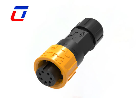 CE M16 draadsplice connector waterdicht 7 pin outdoor kabel nylon connector
