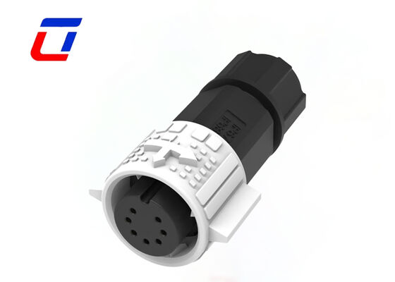 Laagstroom waterdichte connector 7-pins M19 OEM IP67 connectoren voor verlichtingsapparatuur