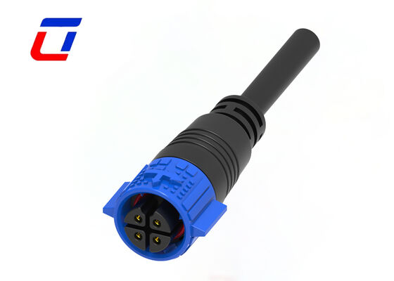 15A 4-pins M19 waterdichte elektrische connectoren mannelijk naar vrouwelijk stroomkabel connector