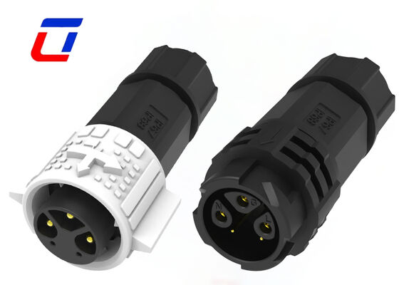 M19 Plastic Male Female Connectors 3+2 Pin Circulaire Power And Signal Connector
