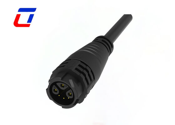 15A+5A PA66 Draad-naar-draad Connector 3+3 Pin M19 IP67 Draad Snelkoppeling