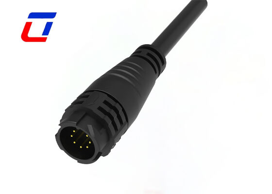 7 Pin M19 Led Draad tot Draad Connector Plastic PA66 Data Connector Waterdicht