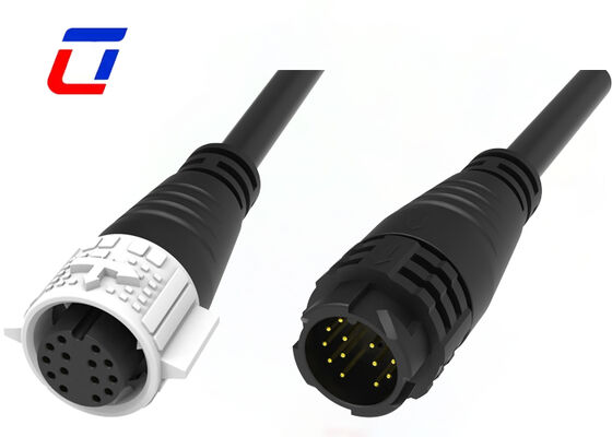 M19 14 pin laagspannings LED-connectoren ODM waterdicht Push Lock buitensluiters