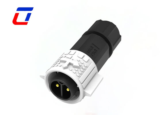 20A DC Waterdichte Connector M19 2-pins IP67 Plastic Ronde Kabelconnectoren