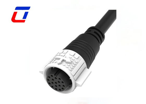 18 pin draad-op-draad aansluitingen CE M19 waterdicht Messing goudgeplatte aansluiting