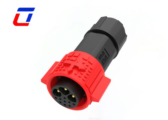 3+9 Pin M19 Industrial Plug Socket Plastic PA66 Waterdicht Power And Data Connector