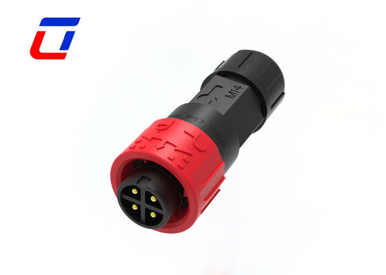 M16 Mannelijke Vrouwelijke Connector 10A 4-pins TUV Stekker Contactdozen Voor Stroom