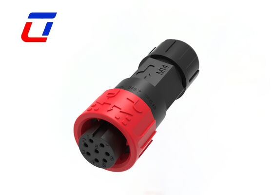 M16 8-pins Ronde Connectortypes Kabel-naar-print Industrieel Waterdicht Signaalconnector