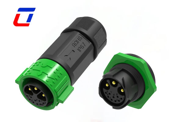 M25 3+13 Pin IP67 Waterdichte Connector Snelsluiting Multi-Pin Connectoren Voor Zonne-energie