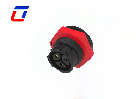 M16 3 Pin Panel Mount Connector Quick Lock IP67 waterdicht gegoten connector