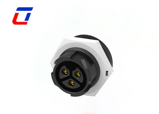 3 pin waterdicht scheidsrechter elektrisch aansluiting M19 Panel Mount Connector