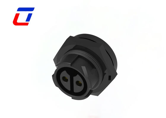 M19 20A Waterdichte Stroomconnector 2-pins Paneelmontage Mannelijk naar Vrouwelijk Connector