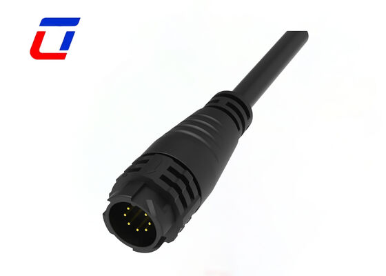 M19 Kabel-naar-kabel Connectoren Push-Locking 7-pins Data Laagspanning Connector