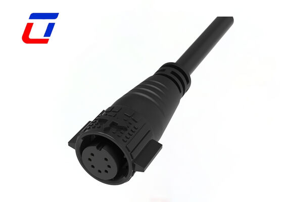 M19 Kabel-naar-kabel Connectoren Push-Locking 7-pins Data Laagspanning Connector