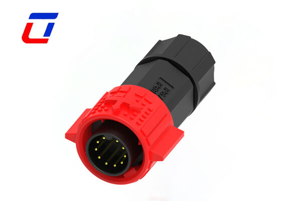 10-pins data connector M19 waterdichte snelle verbinding draad-naar-printplaat connectoren