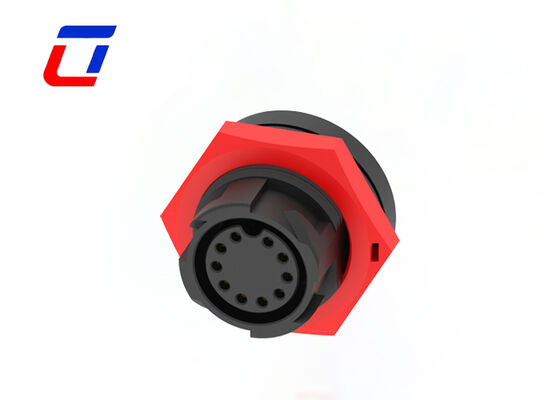 10-pins data connector M19 waterdichte snelle verbinding draad-naar-printplaat connectoren