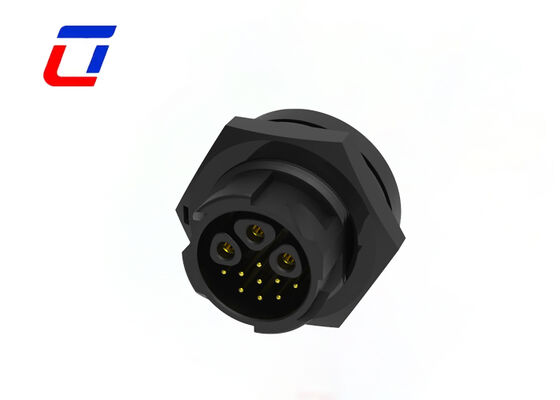 M19 Circular Connector 12 Pin TUV Certified Power Signal Multi Pin Connector Of 3+9