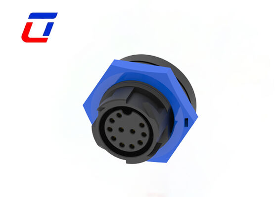 M19 11-pins waterdichte 300 Volt kabelconnectoren PA66 push-pull dataconnectoren