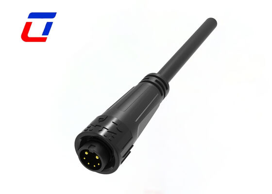 M16 15A+5A Kleine Waterdichte Draadconnectoren Snelsluiting IP67 Connector 2+4 Pins