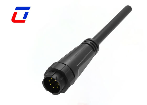 5A Mannelijke Vrouwelijke Kabelconnector M16 7-pins Industriële Gegevensconnector Typen
