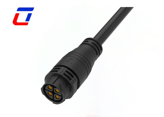 50A waterdichte landschapsdraadconnectoren M25 4 pin draad tot draad stroomconnector