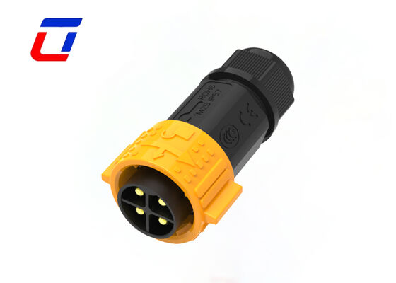 Plastic M25 Waterdicht 600V Connector Stofdicht 4 Pin Plug And Socket Connector