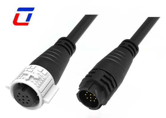 IP67 M19 9 Pin Push Locking Cable Manlijk Vrouwelijk Connector ODM Buitenwaterdicht Connector