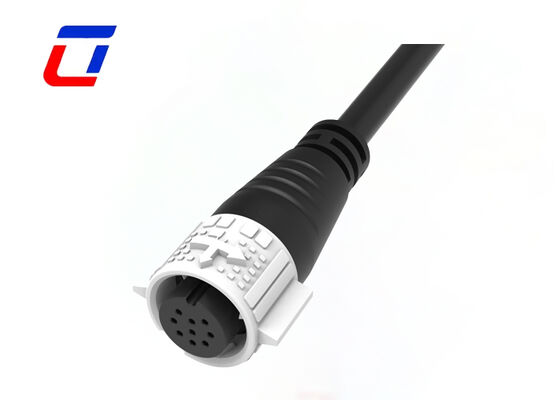 IP67 M19 9 Pin Push Locking Cable Manlijk Vrouwelijk Connector ODM Buitenwaterdicht Connector