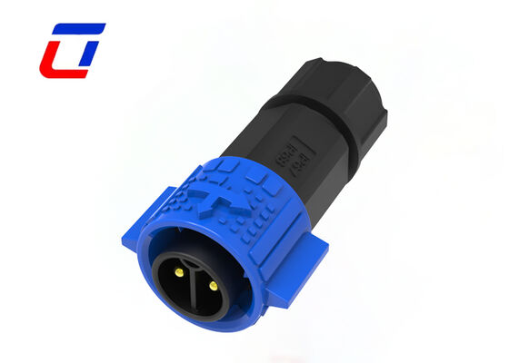 M19 20A 2 Pin High Current Power Connector China IP67 Waterdicht Connector Leverancier