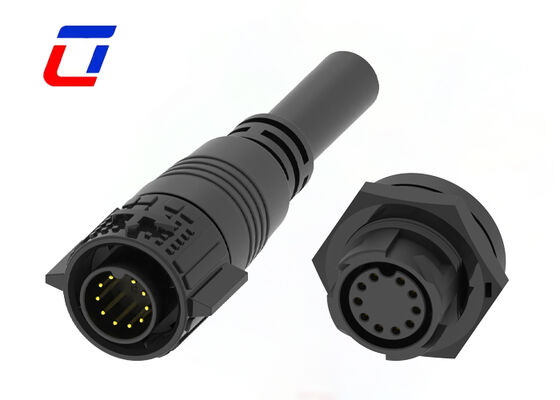 300V M19 10-pins push-pull kabelconnector draad-naar-printplaat industriële dataconnector