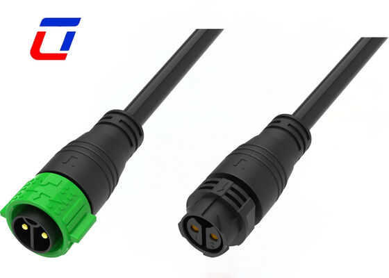 50A M25 waterdicht snel loskoppelingsdraadconnectoren 2 pin industriële stroomconnector