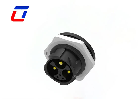 M25 3+3 Pin Circulaire Push Pull Connectoren 20A Draad-naar-Printplaat Stroom Signaal Connector