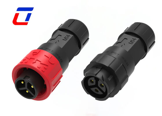 M16 10A waterdicht aansluiting IP67 Plastic Male Female 3 pin Power Connector