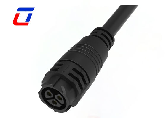 20A M19 3 pin waterdicht connector zelfvergrendelend hoogstroomverbinding