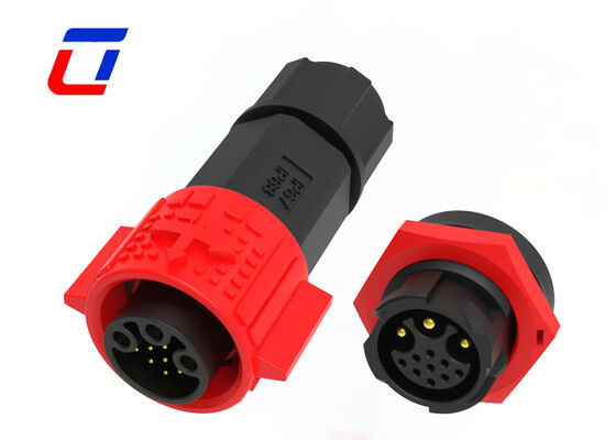M19 Waterdicht Plug And Socket Connector 3 Pin 9 Pin Waterdicht Quick Lock Connector