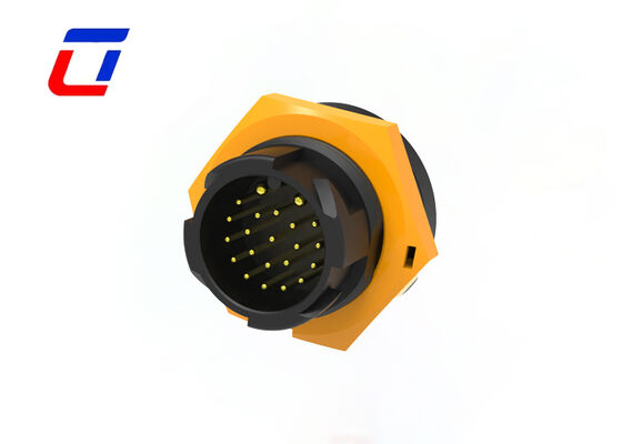 M19 Waterdichte 2+20 Multi Pin Connectoren PA66 Waterdichte Stroom Data Kabel Connector