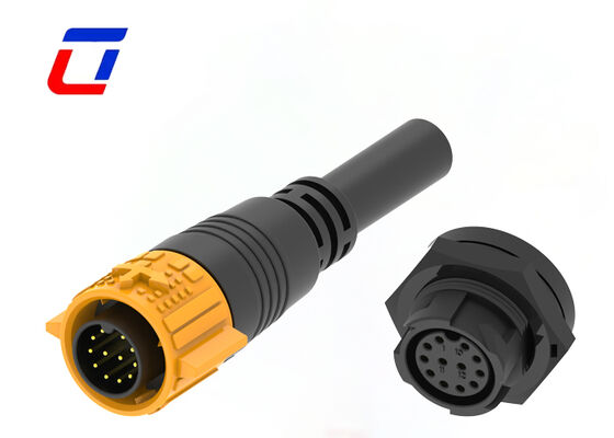 300V 12 pin draad snelle ontkoppeling connectoren M19 Plastic waterdichte connectoren