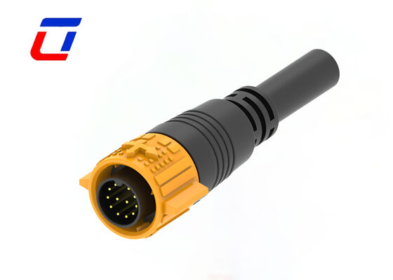 300V 12 pin draad snelle ontkoppeling connectoren M19 Plastic waterdichte connectoren