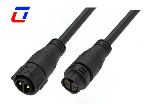 50A M25 2 pin waterdichte elektrische aansluitingen Push Locking IP67 Mannelijke Vrouwelijke aansluiting
