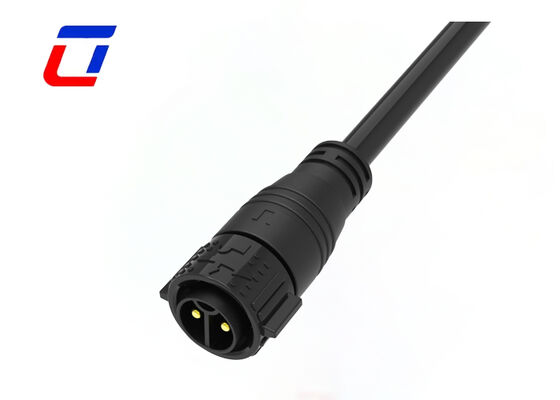 50A M25 2 pin waterdichte elektrische aansluitingen Push Locking IP67 Mannelijke Vrouwelijke aansluiting