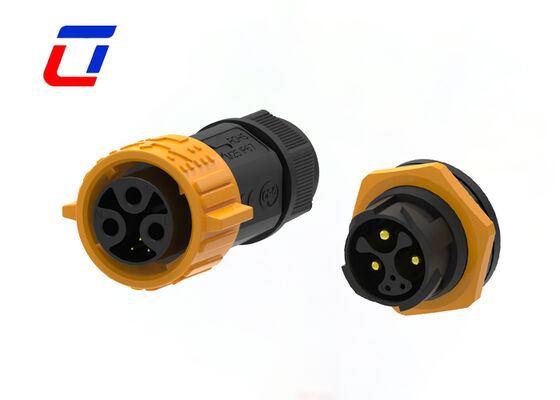Quick Lock M25 3+3 Pin Waterdicht Autoverbinding ODM Ronde verbindingsvormen