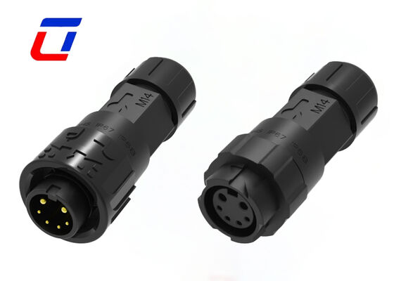 M16 300V Ronde aansluiting XLR Waterdicht 2+4 Multi Pin Connectors Power Signal Plug