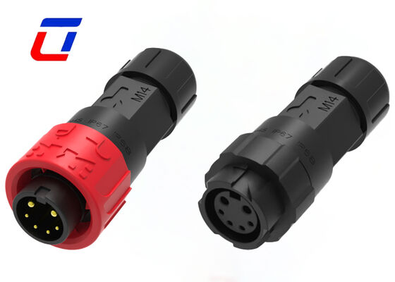 M16 300V Ronde aansluiting XLR Waterdicht 2+4 Multi Pin Connectors Power Signal Plug