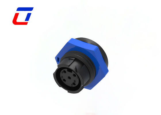 10A M16 4 pin elektrische connectoren Push vergrendeling buiten draad aan boord connector