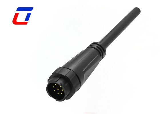 300V M16 8-pins push-pull-kabelconnectoren Mannelijke vrouwelijke gegoten signaalconnector Leverancier
