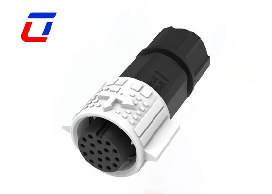 M19 kabel data connector 18 pin quick release IP67 waterdicht 300 volt connectoren