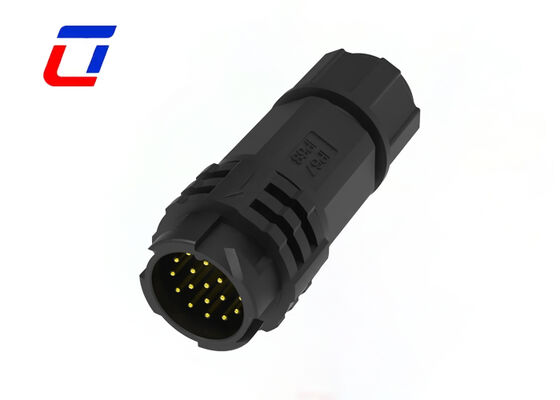 M19 kabel data connector 18 pin quick release IP67 waterdicht 300 volt connectoren