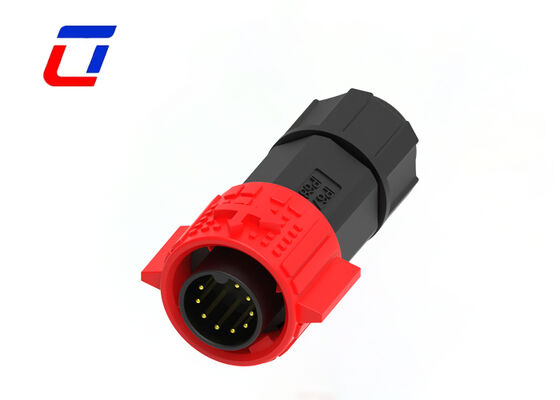 Goudgeplatte IP67 waterdicht 9 pin dataconnector M19 Draad naar bord Connectortypen
