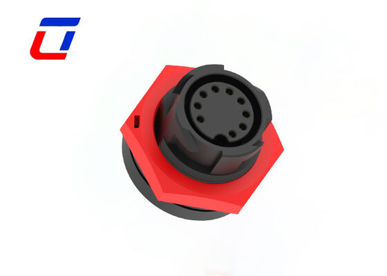 Goudgeplatte IP67 waterdicht 9 pin dataconnector M19 Draad naar bord Connectortypen