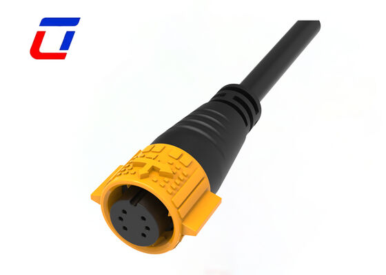 M19 Man-vrouw Kabelconnectoren OEM 6-pins waterdichte 300V-connector voor gegevens